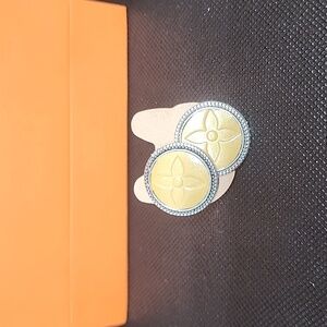 Authentic LV Epi Material Upcyle Earrings. Beautiful addition.